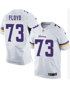 Vikings #73 Sharrif Floyd White Men's Stitched NFL Elite Jersey