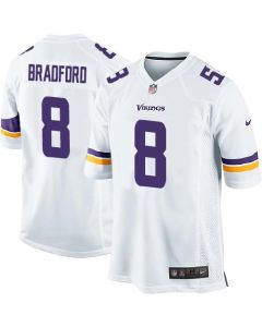Vikings #8 Sam Bradford White Youth Stitched NFL Elite Jersey