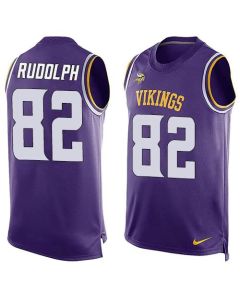Vikings #82 Kyle Rudolph Purple Team Color Men's Stitched NFL Limited Tank Top Jersey