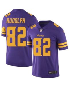 Vikings #82 Kyle Rudolph Purple Youth Stitched NFL Limited Rush Jersey