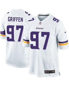 Vikings #97 Everson Griffen White Youth Stitched NFL Elite Jersey
