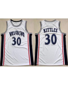 Villanova Wildcats #30 Kerry Kittles White 1996-97 College Basketball Stitched Jersey