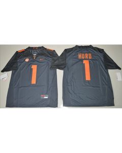Vols #1 Jalen Hurd Grey Limited Stitched NCAA Jersey