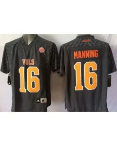 Vols #16 Peyton Manning Black Stitched Youth NCAA Jersey