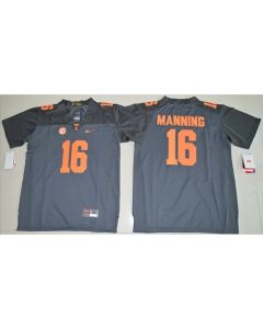Vols #16 Peyton Manning Grey Stitched Youth NCAA Jersey