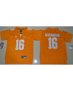 Vols #16 Peyton Manning Orange Stitched Youth NCAA Jersey