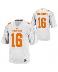 Vols #16 Peyton Manning White Stitched Jersey