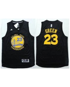 Warriors #23 Draymond Green Black Fashion Stitched NBA Jersey