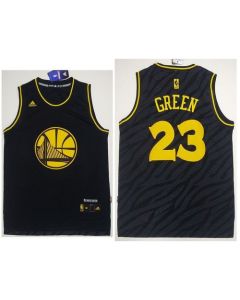 Warriors #23 Draymond Green Black Precious Metals Fashion Stitched NBA Jersey