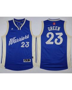 Warriors #23 Draymond Green Blue 2015-2016 Christmas Day Stitched NBA Jersey