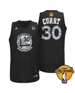 Warriors #30 Stephen Curry Black Diamond Fashion The Finals Patch Stitched NBA Jersey