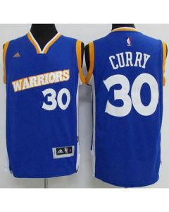 Warriors #30 Stephen Curry Blue New Stitched Youth NBA Jersey