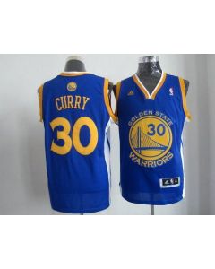 Warriors #30 Stephen Curry Blue Revolution 30 Stitched NBA Jersey