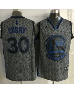 Warriors #30 Stephen Curry Grey Static Fashion Stitched NBA Jersey