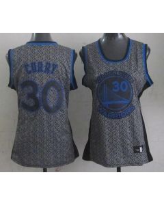 Warriors #30 Stephen Curry Grey Women's Static Fashion Stitched NBA Jersey