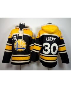 Warriors #30 Stephen Curry Navy Blue Sawyer Hooded Sweatshirt NBA Hoodie
