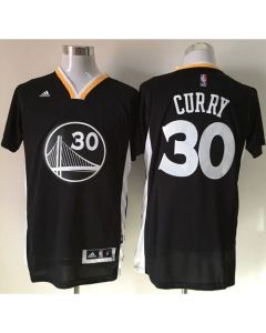 Warriors #30 Stephen Curry New Black Alternate Stitched NBA Jersey