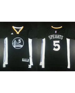 Warriors #5 Marreese Speights Black New Alternate Stitched NBA Jersey