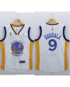 Warriors #9 Andre Iguodala White New Champions Stitched NBA Jersey
