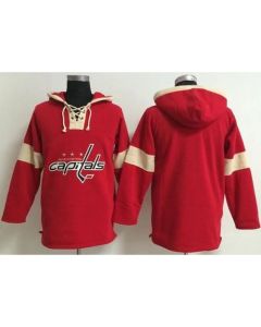 Washington Capitals Blank Red Pullover NHL Hoodie