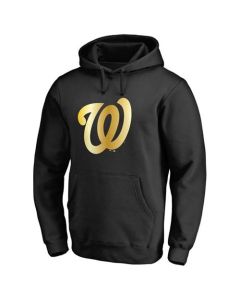 Washington Nationals Gold Collection Pullover Hoodie Black