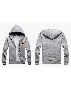 Washington Redskins Authentic Logo Hoodie Grey