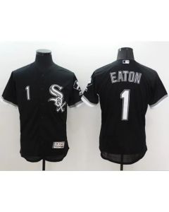 White Sox #1 Adam Eaton Black Flexbase Authentic Collection Stitched MLB Jersey