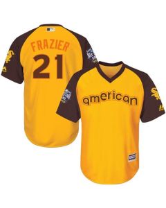 White Sox #21 Todd Frazier Gold 2016 All-Star American League Stitched Youth MLB Jersey