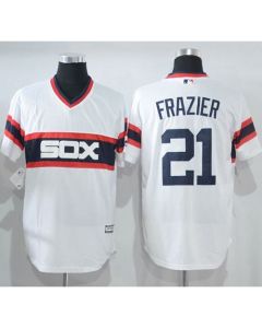 White Sox #21 Todd Frazier White New Cool Base Alternate Home Stitched MLB Jersey