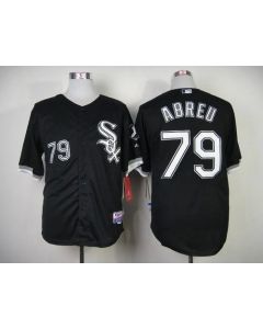 White Sox #79 Jose Abreu Black Cool Base Stitched MLB Jersey