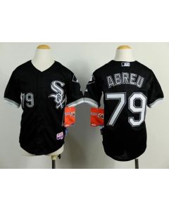 White Sox #79 Jose Abreu Black Cool Base Stitched Youth MLB Jersey
