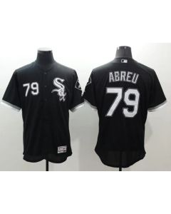White Sox #79 Jose Abreu Black Flexbase Authentic Collection Stitched MLB Jersey