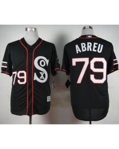 White Sox #79 Jose Abreu Black New Cool Base Stitched MLB Jersey