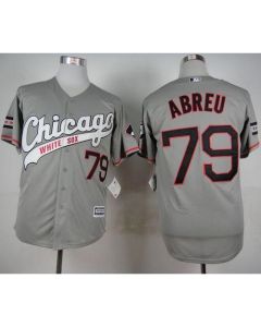 White Sox #79 Jose Abreu Grey New Cool Base Stitched MLB Jersey