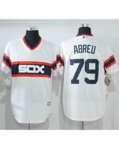 White Sox #79 Jose Abreu White New Cool Base Alternate Home Stitched MLB Jersey