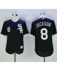 White Sox #8 Bo Jackson Black Flexbase Authentic Collection Stitched MLB Jersey