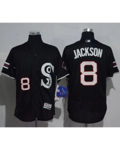 White Sox #8 Bo Jackson Black New Flexbase Authentic Collection Stitched MLB Jersey