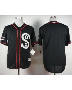 White Sox Blank Black New Cool Base Stitched MLB Jersey