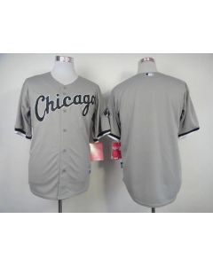 White Sox Blank Grey Cool Base Stitched MLB Jersey