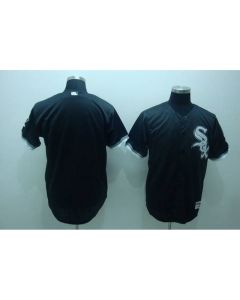 White Sox Blank Stitched Black MLB Jersey