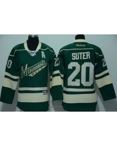 Wild #20 Ryan Suter Green Stitched Youth NHL Jersey