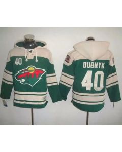 Wild #40 Devan Dubnyk Green 2016 Stadium Series NHL Hoodie