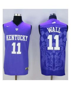 Wildcats #11 John Wall Blue Basketball Stitched NCAA Jersey