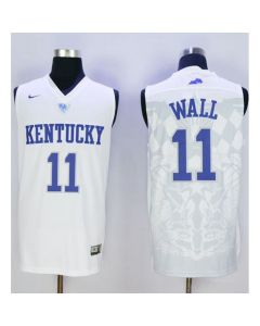 Wildcats #11 John Wall White Basketball Stitched NCAA Jersey