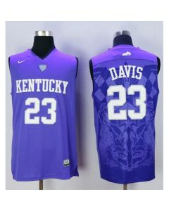 Wildcats #23 Anthony Davis Blue Basketball Stitched NCAA Jersey