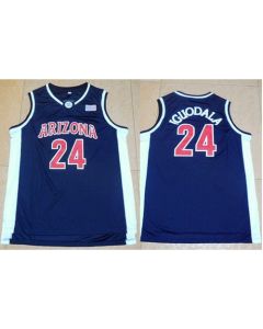 Wildcats #24 Andre Iguodala Navy Blue Basketball Stitched NCAA Jersey