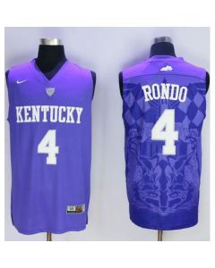 Wildcats #4 Rajon Rondo Blue Basketball Stitched NCAA Jersey