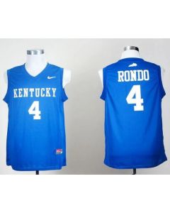 Wildcats #4 Rajon Rondo Royal Blue Stitched NCAA Jersey