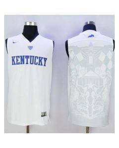 Wildcats Blank White Basketball Stitched NCAA Jersey