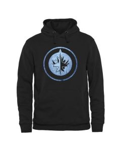 Winnipeg Jets Rinkside Pond Hockey Pullover Hoodie Black